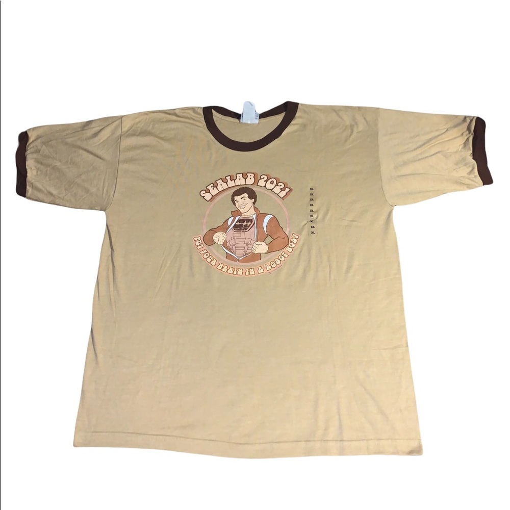 Vintage 2004 Sealab 2021 Robot Body Ringer Shirt